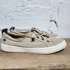 Sperry Top-Sider‎ Women's Casual Lace Up Canvas Boat Shoes Sneakers Size 9.5